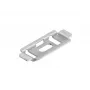 Niedax GRBP 6 F Stiprinājuma plāksne sieta kabeļu teknēm, 60 mm augstums, tērauds, Sendzimir cinkots, 100x60x1.5 mm