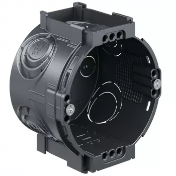 Kaiser Elektro UP1 Iegremdējamā ierīču kārba 4x3 1056-05 ar skrūvju kupoliem un ierīču skrūvēm