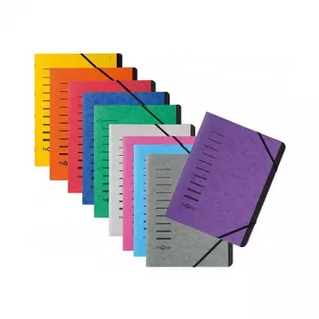 Pagna 40058-03 Organizators A4, 7 nodalījumi, zaļš