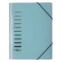 Pagna Expanding File Folder 6 Compartments Blue
