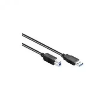GoodConnections USB 3.0 kabelis, Type A vīrišķais uz Type B vīrišķo, melns, 3m