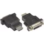 GoodConnections DVI-D uz HDMI video adapteris, DVI-D sievišķais uz HDMI vīrišķo, 24+1 kontakti, melns