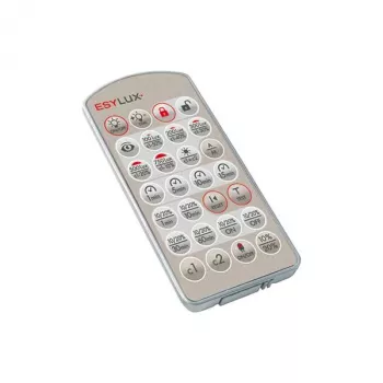 ESYLUX REMOTECONTROLPDiDALI tālvadības pults sudraba krāsā