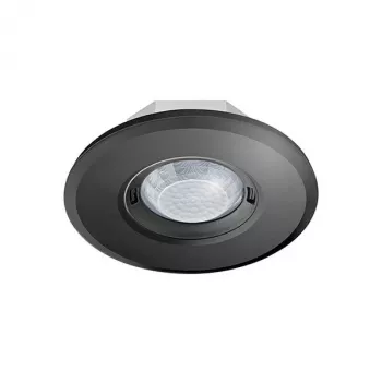ESYLUX PD-FLAT 360i/8 RB Griestu padziļinājuma kustības detektors, melns, 360°, 8m diapazons