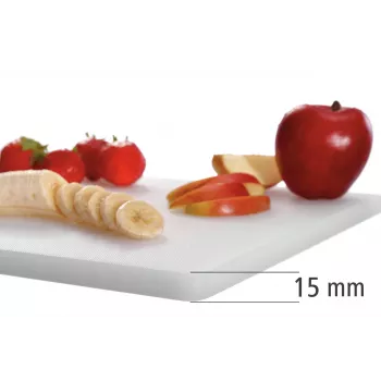 Bartscher A120587 Polietilēna griešanas dēlis balts 400x300x20 mm 1,6 kg
