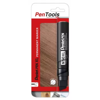 Pentel N50XL Permanentais marķieris ar kalta galu, melns, līnijas platums 17,0 mm, izturīgs