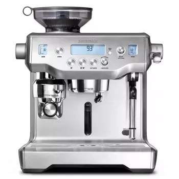 Gastroback 42640 Pusautomātiskā espresso kafijas automāts ar dzirnaviņām, 1600 W, Nerūsējošais tērauds