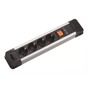 Bachmann CONNECT US Pagarinātājs - 4 Kontaktligzdas, 1,8m Kabelis, Melns