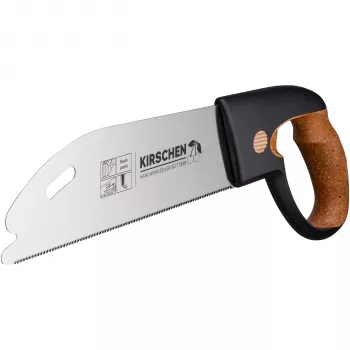 KIRSCHEN Smalkā zāģa rokas zāģis ar korķa rokturi, 240 mm asmens