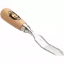 Kirschen Cranked Neck Chisel with Red Beech Handle, 20 mm Pointed