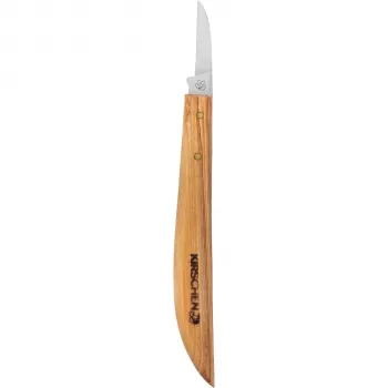 Kirschen Chip Carving Knife ar olīvkoka rokturi