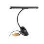 K&M 12295 Mūzikas statīva lampa ar dimmeri, LED, melna
