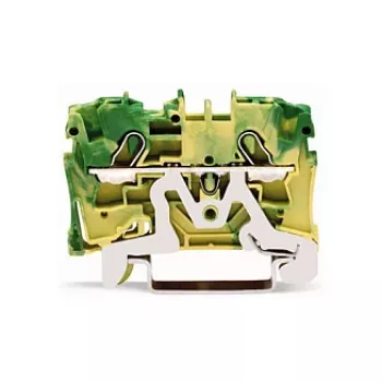 WAGO 2004-1207 TOPJOB® S Caurplūdes spaiļu bloks, 6 mm², pelēks, DIN-sliedes montāžai