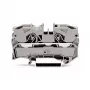 WAGO 2010-1201 Caurlaides spaiļu bloks, 10 mm², 800 V, pelēks