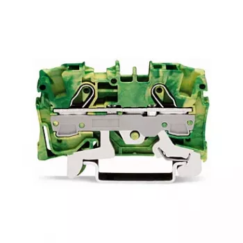 WAGO 2006-1207 2 vadītāju zemējuma spailu bloks, 6 mm²