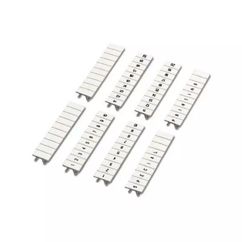 Phoenix Contact Terminal Block Markers US-TM 5mm White 10-Pack 1050017:0011