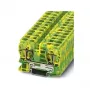 Phoenix Contact ST 10-PE Zemējuma spaiļu bloks, atsperu spīļu savienojums, 10 mm², zaļi dzeltens