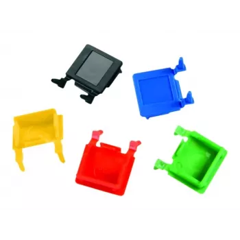Telegärtner Aizsarguzmava RJ45 savienotājam - Melna (RAL 9005) - Iepakojums pa 100