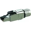 Telegärtner MFP8 IE Cat.6A RJ45 Plug Field Installable Tool-less Shielded Connector AWG24-26/27 T568B J00026A5003