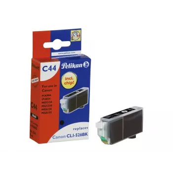 Pelikan saderīga tintes kasetne Canon CLI-526BK melna 9ml standarta iznākums