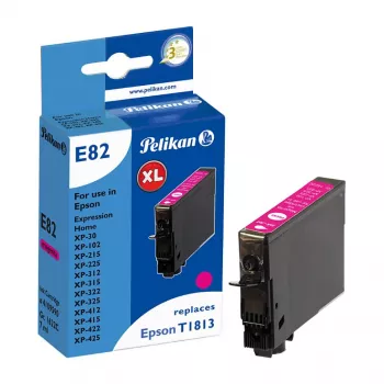 Pelikan saderīga tintes kasetne Epson T1813 Magenta (4,5 ml, 180 lapas) - 1021430728