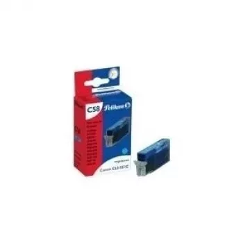 Pelikan saderīga tintes kasetne Canon CLI-551C XL ciāna augstas ietilpības 11ml