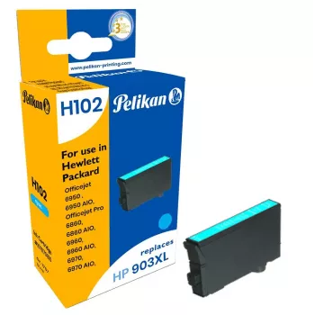 Pelikan saderīga tintes kasetne HP 903XL (T6M03AE), ciāna