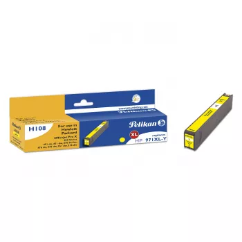 Pelikan saderīga tintes kasetne HP CN628AE (Dzeltena, Augstas ražības) - 107 sērija