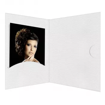 DAIBER Opti-Line portretu mapes 10x15 cm baltas (100 iepakojumā)
