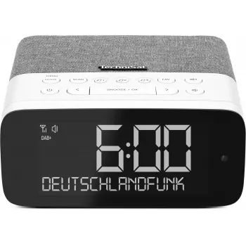 TechniSat DigitRadio 52 ASA DAB+/UKW Bluetooth Radio Grey/White