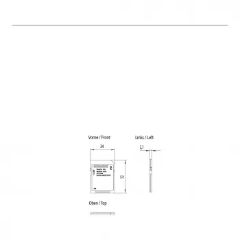 Siemens 2GB SIMATIC Secure Digital (SD) Memory Card 6AV2181-8XP