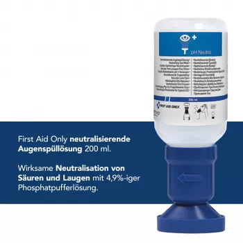 First Aid Only Neitralizējoša acu skalošanas pudele pH neitrāla 200 ml