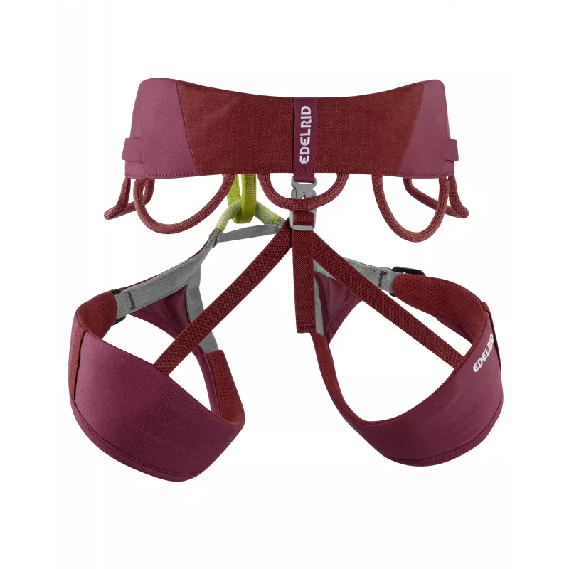 EDELRID Jayne IV Kāpšanas iejūgs - Rabarberu sarkans - XL - Sievietēm