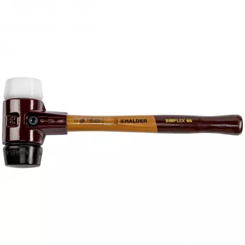 HALDER SIMPLEX Soft-Face Mallet 60 mm Composite Rubber/Plastic TE SIMPL