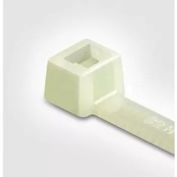 HellermannTyton T250R Kabeļu saite, Poliamīds 6.6, Dabīga, 250 mm Garums, 2.8 mm Platums, 100 iepakojums