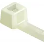 HellermannTyton T-Series Internally Serrated Cable Tie, 365mm x 7.6mm, PA66, Natural (Transparent), 100 Pieces (111-14819)