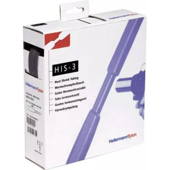 HellermannTyton HIS-3 Termosarūkošā caurule dozatora kastē 3:1 6mm/2mm 5m Melna (308-30600)