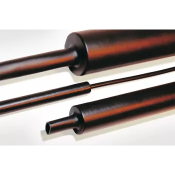 HellermannTyton 323-20120 Siltum saraušanās caurule HFT-A 20mm Melna 1.2m (120 gab.)