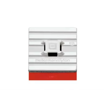 HellermannTyton FMB4APT-A-PA66HS-WH Elastīgs līmējošs kabeļu saišu stiprinājums 28x28mm Balts