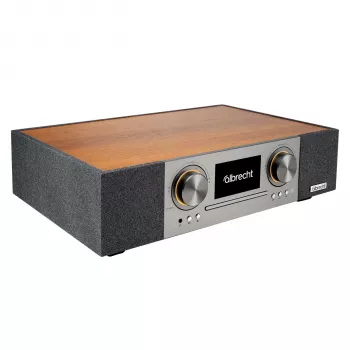 Albrecht DR 1000 All-in-One skaņas sistēma ar interneta radio, DAB+, FM, CD, Bluetooth, Wi-Fi