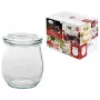 WECK Tulip Jar 220ml Set of 12 - Stikla konservēšanas burkas ar stikla vākiem un gumijas blīvēm