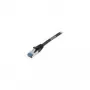 SYNERGY21 Patch Cable RJ45 - CAT6A 500MHz - 10m - Black - S-STP (S/FTP) - AWG27 - LSZH