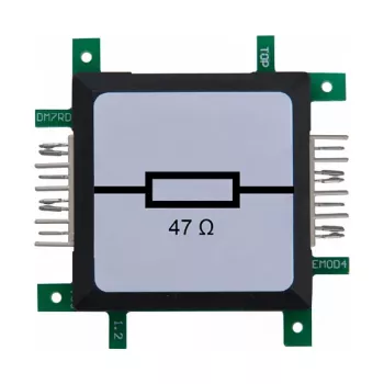 ALLNET ALL-BRICK-0504 5 Ohm 400W Jaudas Rezistors, Alumīnija Korpusā, Paneļmontāžai, Skrūvju Spailes, IP54