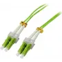 Synergy21 S215500 Šķiedru optikas savienotājkabelis 7,5m LC-LC OM5 50/125µm LSZH Zaļš