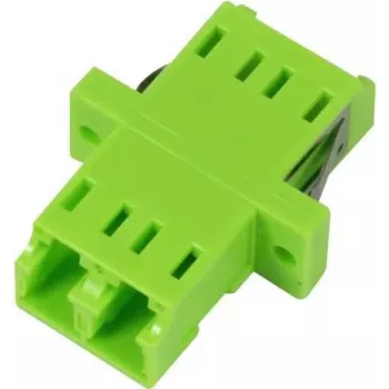SYNERGY21 LC-LC Duplex Multimode OM5 Šķiedras Adapteris Savienotājs Sieviete-Sieviete Keramikas Uzmava Zaļš