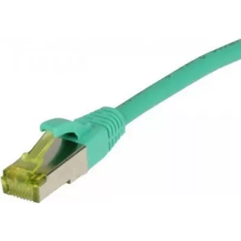 SYNERGY21 Patch Cable RJ45, CAT6A 500MHz, 15m, Green, S/FTP, TPE/LSZH (Ultraflex), AWG26, with Cat.7 Raw Cable