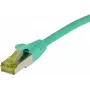 SYNERGY21 Patch Cable RJ45, CAT6A 500MHz, 30m, Green, S/FTP, TPE/LSZH Ultraflex, AWG26, with Cat.7 Raw Cable