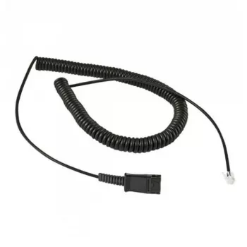 ALLNET Plusonic austiņu adaptera kabelis Plantronics QD uz RJ9 Melns 0.6m (100-002-PA)