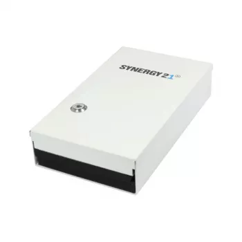 SYNERGY21 LWL sienas sadalītājs Mini (virsmas montāžai), LC/SC, B150/H265/T55mm, bez savienotājiem/savienojuma kasetes, balts