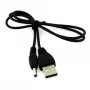 ALLNET USB_DC_4.0MM_1M Universāls Melns Barošanas Avots un Sprieguma Pārveidotājs